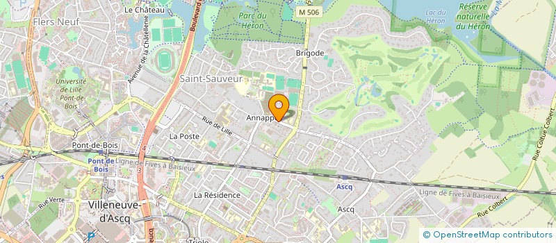 localisation de l'entreprise SABINE ESTHETIQUE  VILLENEUVE-D'ASCQ