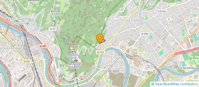 localisation de l'entreprise SABINE LAURIA CONSEIL  LA TRONCHE