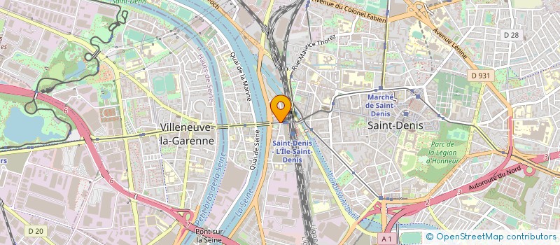 localisation de l'entreprise SABINE PAS CHER à SAINT-DENIS