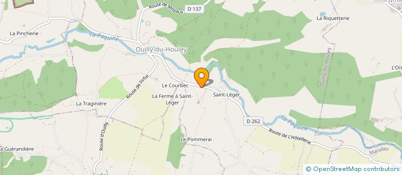 localisation de l'entreprise SABINE SCHENK ET NICOLAS GENTON  OUILLY-DU-HOULEY