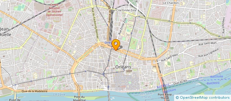 localisation de l'entreprise SABINOR à ORLEANS