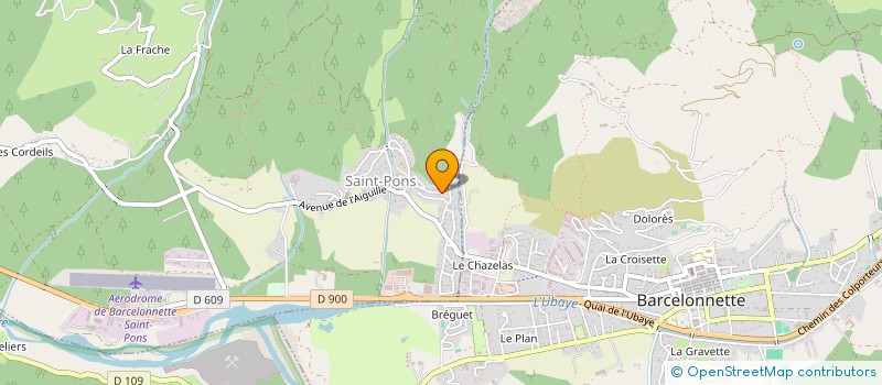 localisation de l'entreprise SABIO  SAINT-PONS