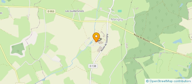 localisation de l'entreprise SABIO D'ARGILE  MARIGNY