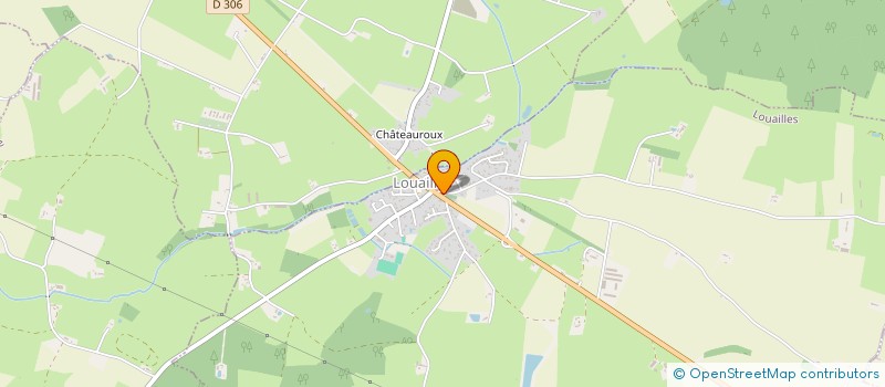 localisation de l'entreprise SABIOLI  LOUAILLES