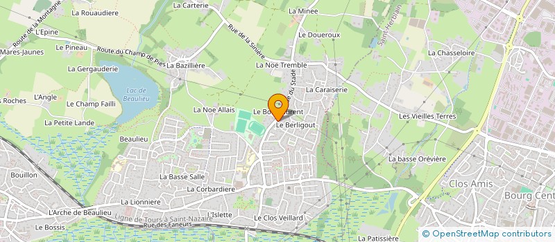 localisation de l'entreprise SABIR à COUERON
