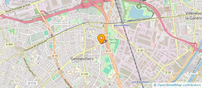 localisation de l'entreprise SABIR MEMOIRES MEDITERANEENNES à GENNEVILLIERS
