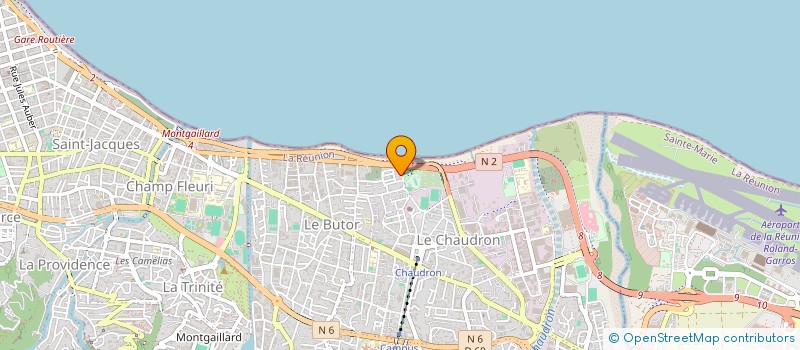 localisation de l'entreprise SABIRA à SAINT-DENIS