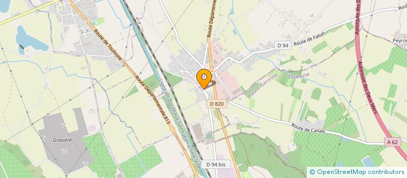 localisation de l'entreprise SABISSA  CANALS