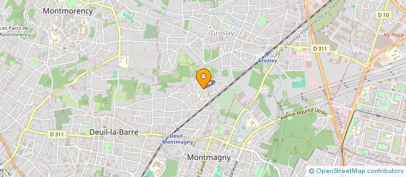 localisation de l'entreprise SABISYMO  DEUIL-LA-BARRE