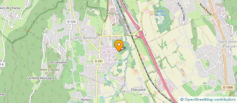 localisation de l'entreprise SABL CONSTRUCTION  SAINT-BALDOPH