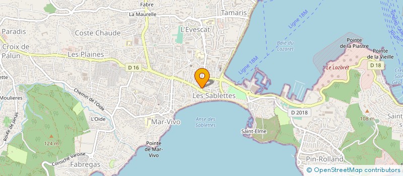 localisation de l'entreprise SABL IMMO à LA SEYNE-SUR-MER