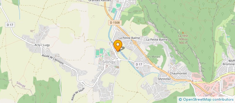localisation de l'entreprise SABLAGE 2000 à SILLINGY