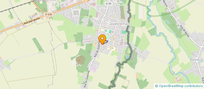 localisation de l'entreprise SABLAGE BATI NORD  QUIEVRECHAIN