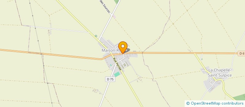 localisation de l'entreprise SABLAGE ET MACONNERIE à MAISON-ROUGE