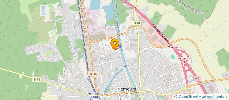 localisation de l'entreprise SABLAGE-ETUDES SPECIALES REALISATIONS à SAINT-PIERRE-LES-NEMOURS