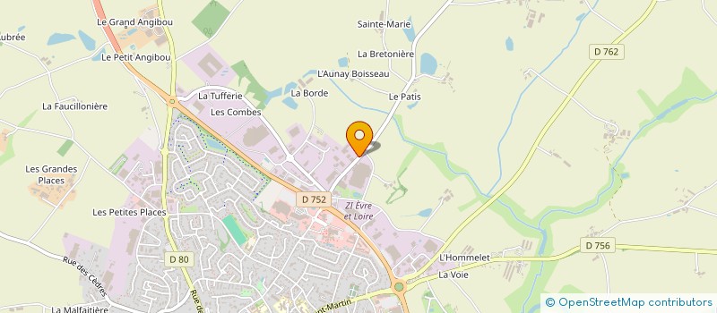 localisation de l'entreprise SABLAGE PEINTURE BELLOPRATAIN  BEAUPREAU-EN-MAUGES