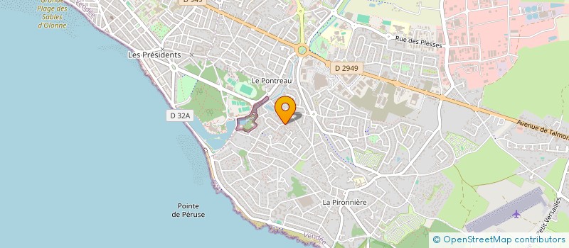 localisation de l'entreprise SABLAISE ALIMENTATION POUR COLLECTIVITES à LES SABLES D'OLONNE