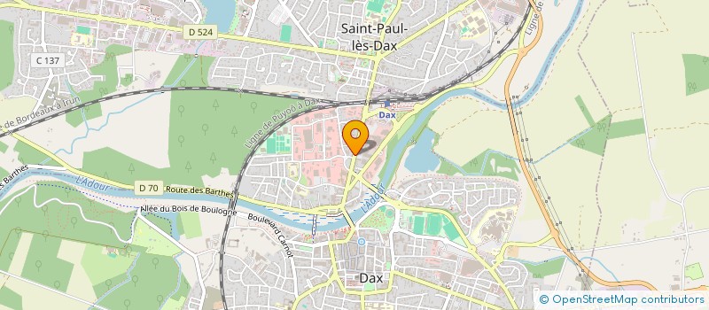 localisation de l'entreprise SABLAR AUTOMOBILES SARL à DAX