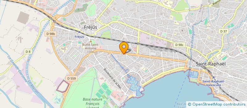 localisation de l'entreprise SABLAUCLO à FREJUS