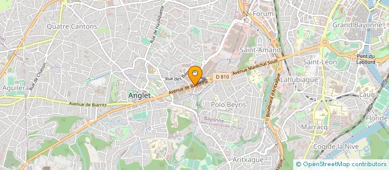 localisation de l'entreprise SABLE à ANGLET