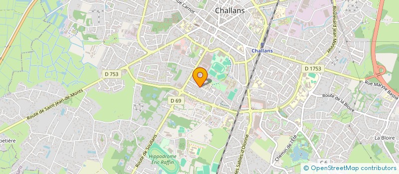 localisation de l'entreprise SABLE à CHALLANS
