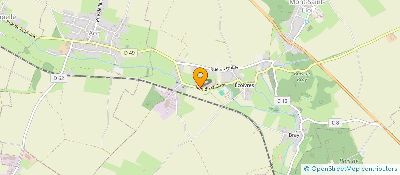 localisation de l'entreprise SABLE CHAUD  MONT-SAINT-ELOI