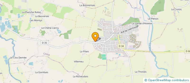 localisation de l'entreprise SABLE D'OR  BREAL-SOUS-MONTFORT