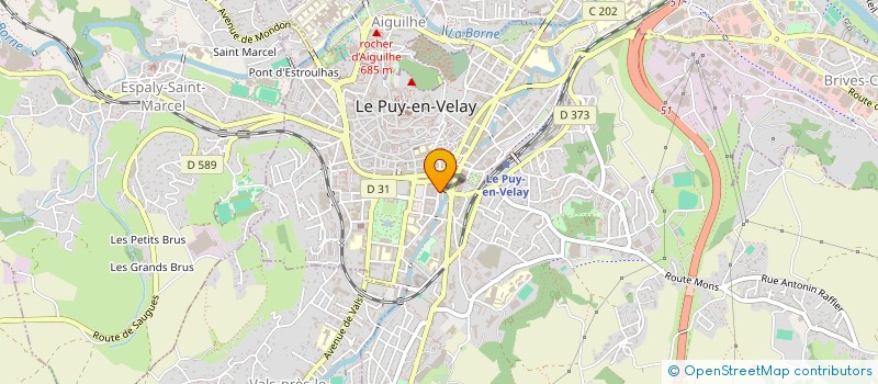 localisation de l'entreprise SABLE D'OR II  LE PUY-EN-VELAY