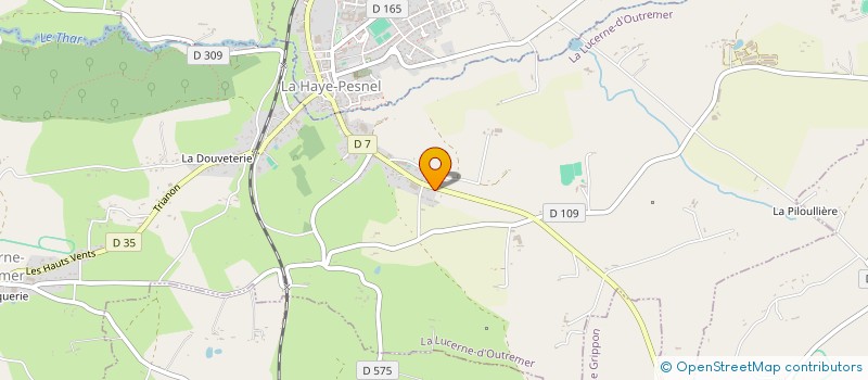 localisation de l'entreprise SABLE ET ASSOCIES  LA LUCERNE-D'OUTREMER