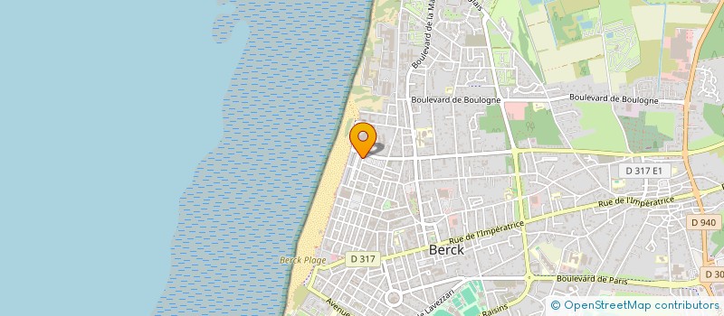 localisation de l'entreprise SABLE ET MER  BERCK