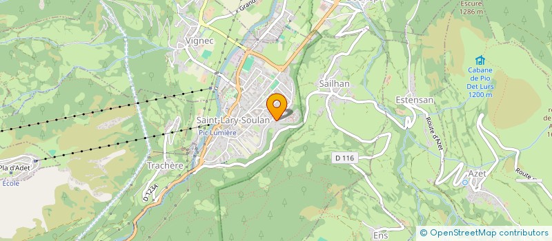 localisation de l'entreprise SABLE GIRAUD  SAINT-LARY-SOULAN