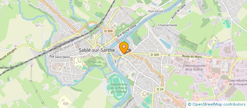 localisation de l'entreprise SABLE INFORMATIQUE  SABLE-SUR-SARTHE