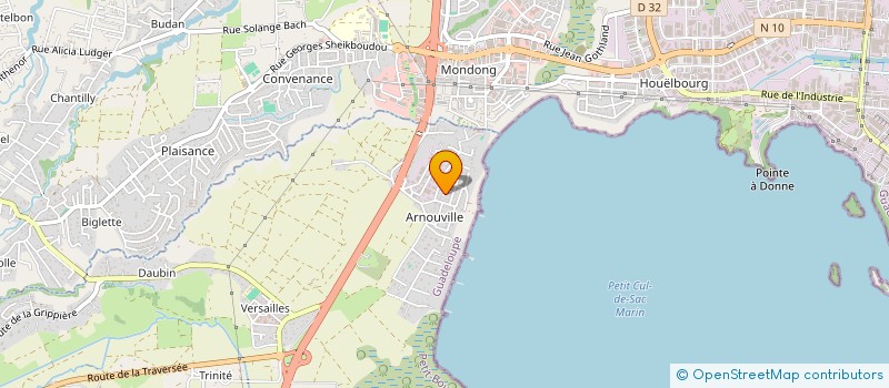 localisation de l'entreprise SABLE NOIR  PETIT-BOURG