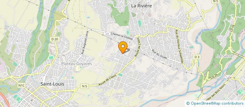 localisation de l'entreprise SABLE NOIR  SAINT-LOUIS