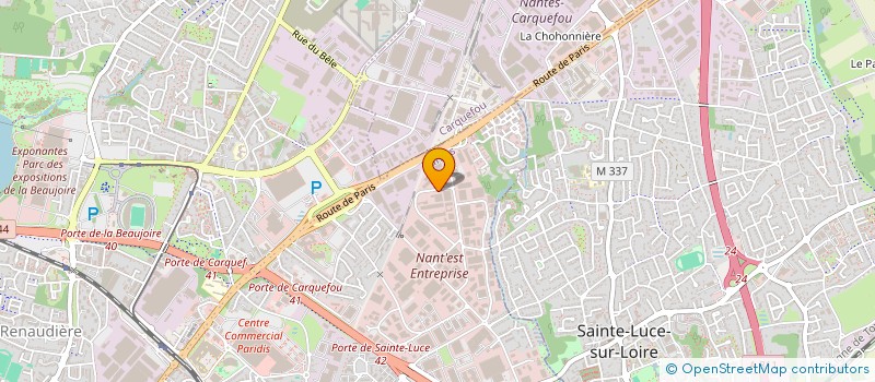localisation de l'entreprise SABLEA à NANTES
