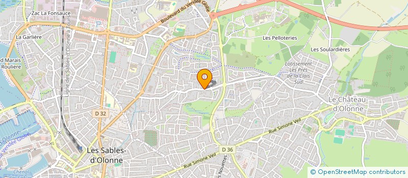 localisation de l'entreprise SABLEATERROIR à LES SABLES D'OLONNE