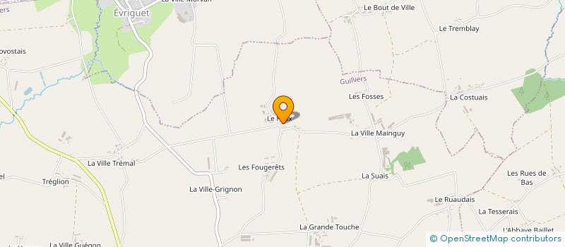 localisation de l'entreprise SABLENERGIES  GUILLIERS