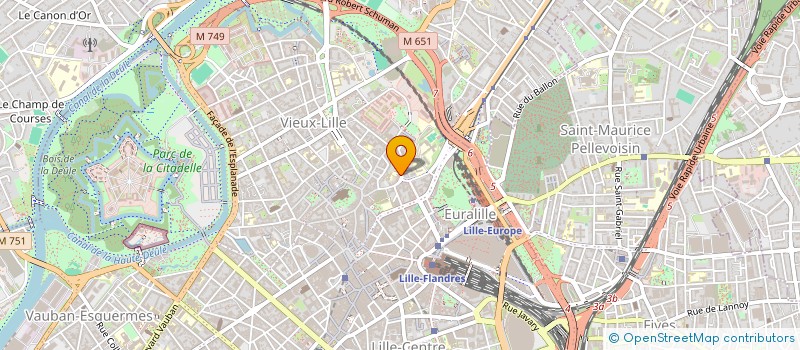 localisation de l'entreprise SABLES à LILLE