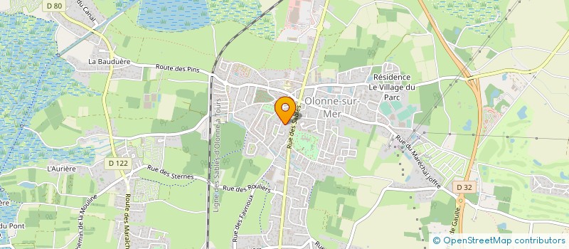 localisation de l'entreprise SABLES D'OLONNE BADMINTON 85  LES SABLES-D'OLONNE