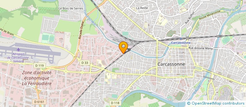 localisation de l'entreprise SABLES ET BETON AUDOIS à CARCASSONNE