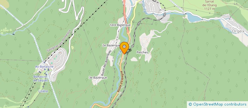 localisation de l'entreprise SABLES ET GRAVIERS DE LA HAUTE ARIEGE - BAYLAC à SAVIGNAC-LES-ORMEAUX