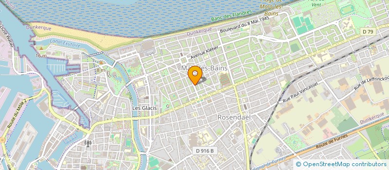 localisation de l'entreprise SABLES ET MATERIAUX à DUNKERQUE