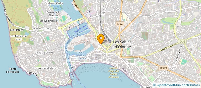 localisation de l'entreprise SABLES ETUDIANT CLUB VOLLEY-BALL à LES SABLES D'OLONNE