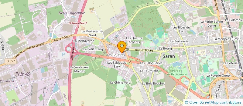 localisation de l'entreprise SABLES SARY 0722 à SARAN