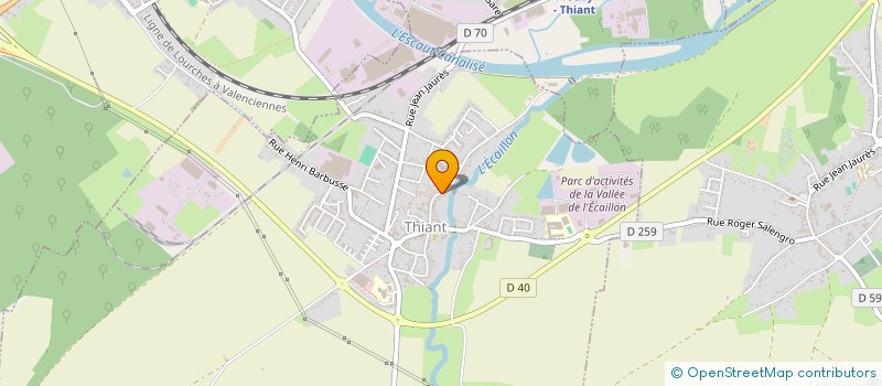 localisation de l'entreprise SABLES TRANSPORTS LOCATIONS DECORNET à THIANT