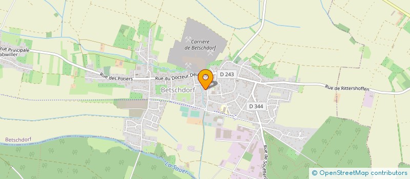 localisation de l'entreprise SABLIERE DE KOENIGSBRUCK à BETSCHDORF