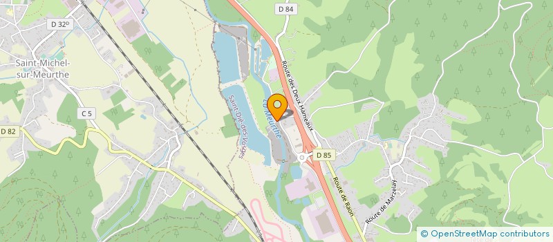 localisation de l'entreprise SABLIERE DE LA PECHERIE  SAINT-DIE-DES-VOSGES