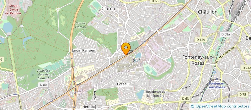 localisation de l'entreprise SABLIERE DE VRITZ à CLAMART