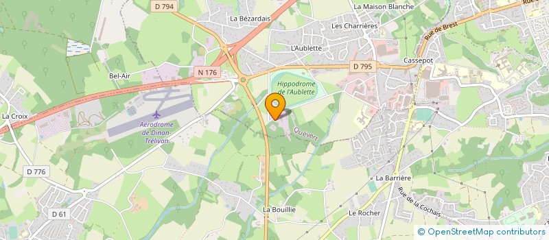 localisation de l'entreprise SABLIERE DES BOIS HUS à QUEVERT