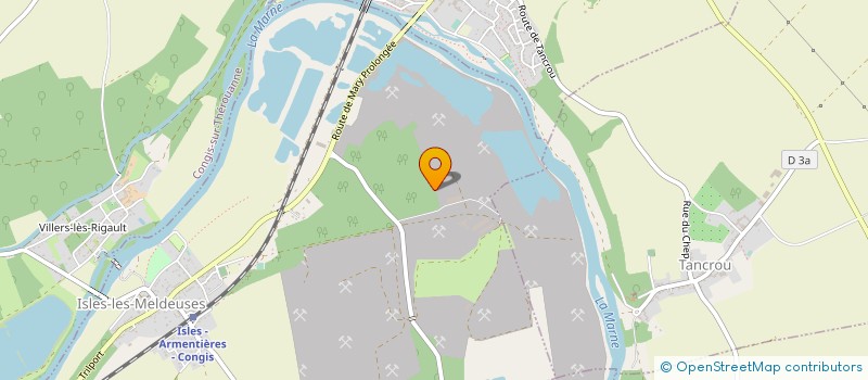 localisation de l'entreprise SABLIERES CAPOULADE à ISLES-LES-MELDEUSES